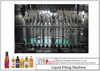 सिरका / सोया सॉस / मिर्च के लिए शक्तिशाली समयबद्ध कांच की बोतल भरने की मशीन