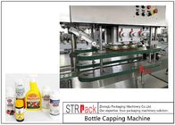 हाई स्पीड स्पिंडल बोतल स्क्रू कैपिंग मशीन 60-150 बोतलों / मिनट के साथ लचीली