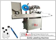 चिपकने वाला स्टिकर क्षैतिज लेबलिंग मशीन, शीशी एम्पाउल सिरिंज लेबलिंग मशीन