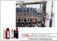 8000 BPH बोतल पैकिंग मशीन लाइन 24 प्रमुखों के साथ स्वचालित रोटरी बोतल वॉशिंग मशीन