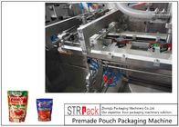 डॉयपैक के लिए सॉस प्रेमाडे पाउच पैकेजिंग मशीन, 3/4 साइड सील बैग, पिलो बैग