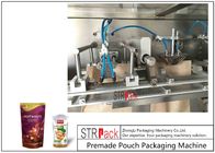 मूंगफली के लिए एमसीयू कंट्रोल नट्स पैकेजिंग मशीन / स्टैंड अप पाउच फिलिंग सीलिंग मशीन