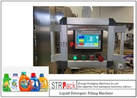 कैपिंग पैकेजिंग लाइन के साथ स्वचालित बोतल शैम्पू तरल डिटर्जेंट भरने की मशीन