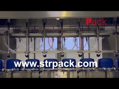 20L प्लास्टिक ड्रम जेरी कैन लिक्विड नेट वेट फिलिंग मशीन कैपिंग मशीन लेबलिंग मशीन