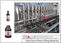 स्वचालित सॉस बोतल भरने की मशीन (चिली सॉस, तेल, पेस्ट, 3000 बोतलें/एच)