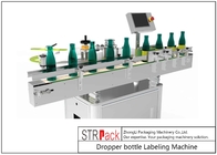 STL-A रैप अराउंड ड्रॉपर बोतल लेबलिंग मशीन 50 - 200पीसी/मिनट