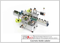 कॉस्मेटिक बोतल लेबलिंग मशीन लगभग 1500 मिमी लपेटती है