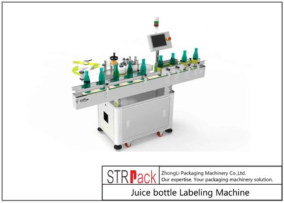 बोतल स्वयं चिपकने वाला लेबल एप्लिकेटर उच्च सटीकता पेशेवर
