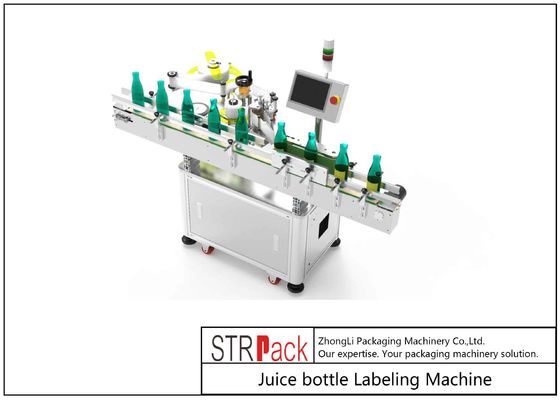 बोतल स्वयं चिपकने वाला लेबल एप्लिकेटर उच्च सटीकता पेशेवर