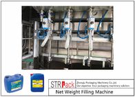5-25L जैरी कैन फिलिंग मशीन , लुब्रिकेटिंग ऑइल के लिए नेट वेट फिलिंग मशीन 1200 B/H