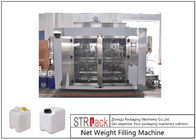 कीटनाशक तरल वजन भरने की मशीन 10-16 बी / मिनट 5 - 25 एल ड्रम और जेरीकैन भरने के लिए