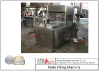सर्वो मोटर कंट्रोल पेस्ट फिलिंग मशीन, 5g-100g जार कॉस्मेटिक क्रीम फिलिंग मशीन
