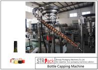 एक प्रमुख बोतल कैपिंग मशीन / आरओपीपी एल्यूमिनियम स्क्रू कैप क्रिमिंग मशीन