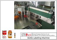पेपर लेबल के लिए स्वचालित ग्लास बोतल लेबलिंग मशीन / गीले गोंद लेबलिंग मशीन