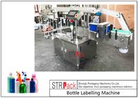 समायोज्य स्वचालित स्टिकर लेबलिंग मशीन / बोतल लेबलिंग उपकरण गति 120 बीपीएम