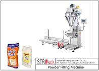 बरमा प्रकार पाउडर भरने की मशीन / 5-50 किग्रा अर्ध स्वचालित पाउडर बैग भरने की मशीन