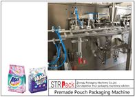 पाउडर / Granules Premade पाउच पैकेजिंग मशीन रैखिक वजन के साथ उच्च दक्षता