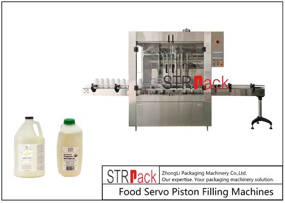 भरने की मशीन उच्च गति और पूरी तरह से स्वचालित 100ML-1L सोया दूध खाद्य तरल भरने की मशीन